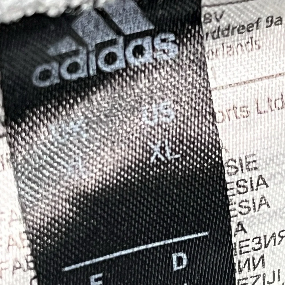 Adidas Sweatpants Womens XL Joggers Gray Fleece Zip Legs Drawstring Streetwear